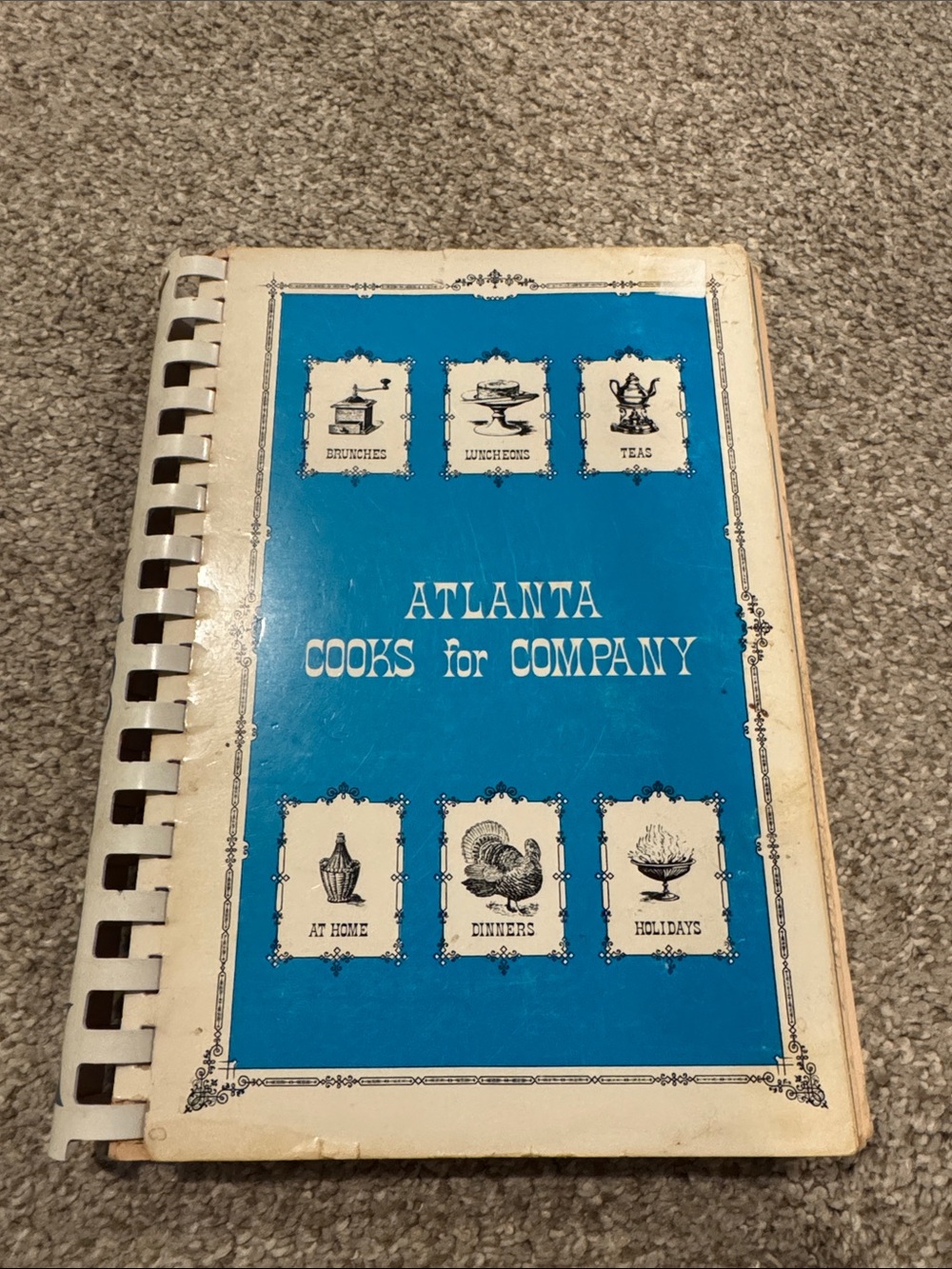 Vintage cookbook Atlanta cooks for company 1968